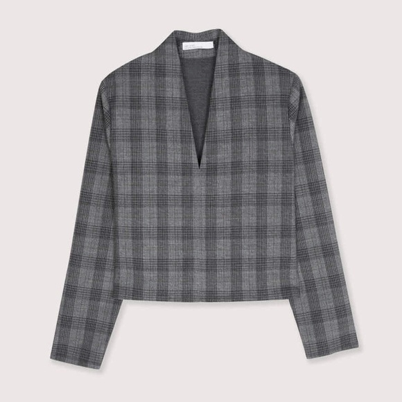 Oak+Fort Plaid Top - Picture 6 of 7